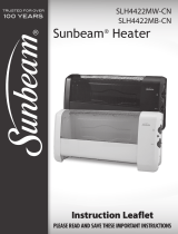 Sunbeam SLH4422MB-CN Instruction Leaflet