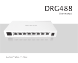 Genexis DRG488 User manual