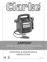 Clarke JS1010 Operating & Maintenance Instructions