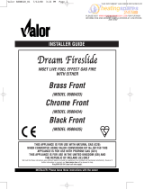 Valor Dream Fireslid 9500433 Installer's Manual