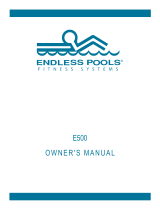 Endless Pools E500 Owner's manual