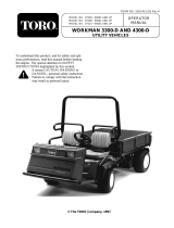 Toro Workman 3300–D User manual