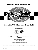 Char-Griller Stealth 2903 Owner's manual