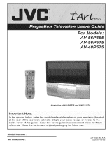 JVC I'Art Pro AV-48P575 User manual