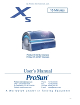 Prosun X5 Owner's manual