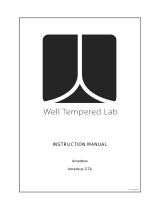 Well Tempered Lab Amadeus GTA User manual