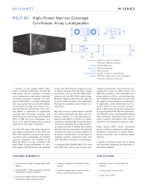 Meyer Sound MILO 60 User manual