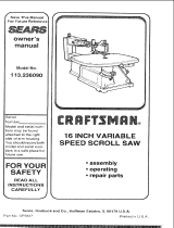 Craftsman 113236090 Owner's manual