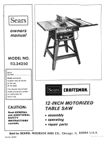 Craftsman 113.24250 Owner's manual