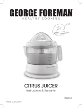 George Foreman GFCJ631AU Instructions & Warranty