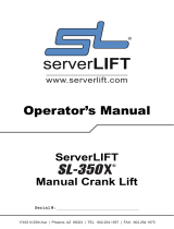 ServerLIFT SL-350X User manual