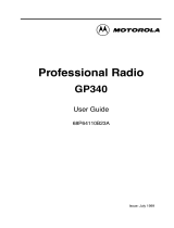 Motorola GP340 ATEX User manual