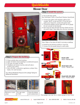 Retrotec Blower Door with DM2 Quick start guide