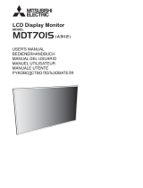 Mitsubishi Electric MTD701S User manual
