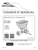 Brinly BS26BH Owner's manual