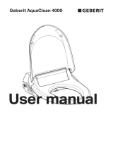 Geberit AquaClean 4000 User manual