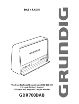 Grundig GDR700DAB User manual