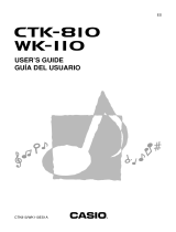 Casio WK110 User manual