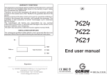 Gemini 7624 Owner's manual
