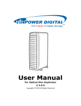 Vinpower Optical Disc Duplicator 3.6.0 User manual