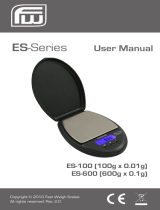 Fast Weigh Scales ES-500 User manual