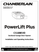 Chamberlain PowerLift Plus CS100EVO Installation And Operating Instructions Manual