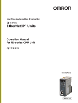 Omron SYSMAC CJ1W-EIP21 Operation Manuals