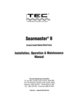TEC Searmaster II Charbroiler Owner's manual