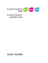Cashmaster One max User manual