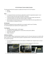 JVC DLA-X3 Firmware Update Manual