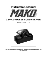 Mako SROM 1175 User manual