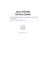 Acer X193W User manual