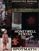 Honeywell Pentax Spotmatic User guide