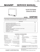 Sharp 32SF560 User manual