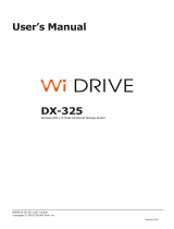 WiDrive DX-325 User manual