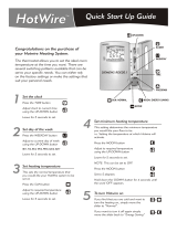 HotWire RDE20.1 Quick Start Up Manual