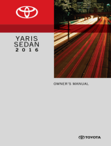 Toyota Yaris 2016 Owner's manual
