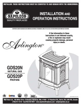 NAPOLEON Arlington GDS20P User manual