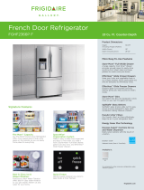 Frigidaire FGHF2366P F French Door Refrigerator User manual