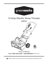 Greenworks GW2600202 Owner's manual