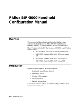Pidion BIP-5000 Configuration manual