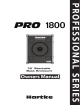 Hartke Pro 1800 User manual