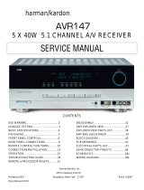 Harman Kardon AVR 147 User manual