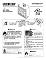 Hearth and Home Technologies A36R User manual