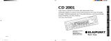 Blaupunkt CD 2001 User manual
