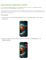 OUKITEL WP10 Hard reset manual