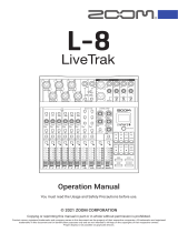Zoom LiveTrak L-8 Operating instructions