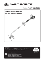 Yard Force Y4GT A40 D001 User manual