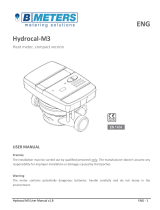 B meters Hydrocal-M3 User manual