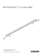 Osram ARCHISHAPE 2.0 Linear MINI User manual
